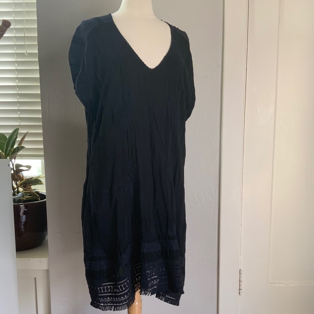 Johnny Was Black Dress, XL